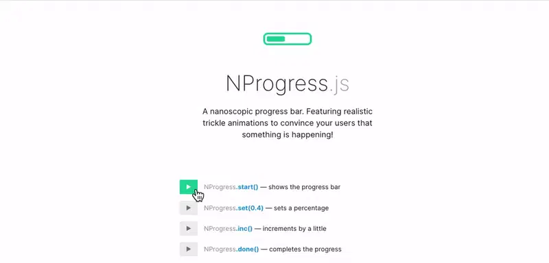 NProgress 演示