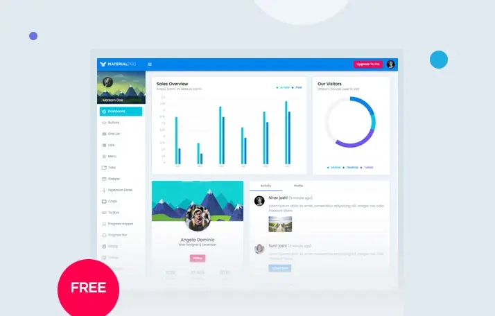 MaterialPro Angular Lite