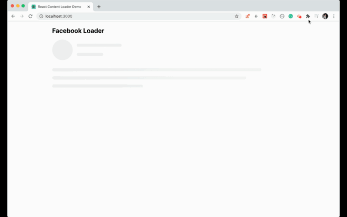 Facebook 加载器