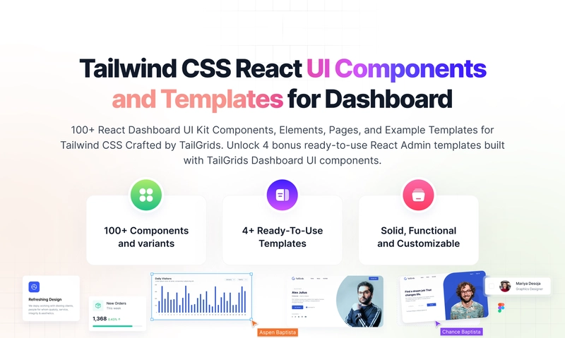 React 仪表板组件