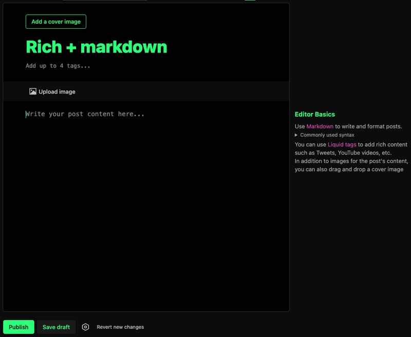 丰富且强大的 Markdown 编辑器