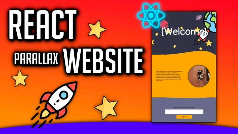 React Parallax 网站设计