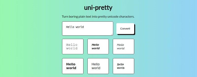 uni-pretty 截图