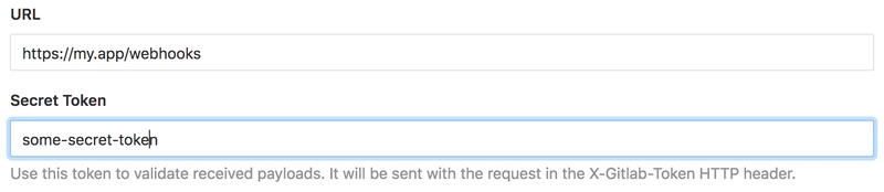Gitlab webhook