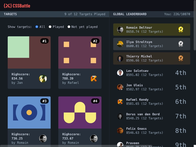 CSSBattle