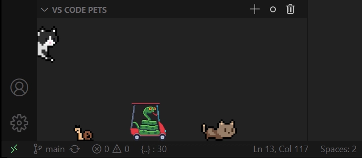 vscode-pets 扩展