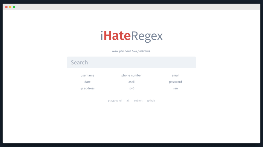 ihateregex