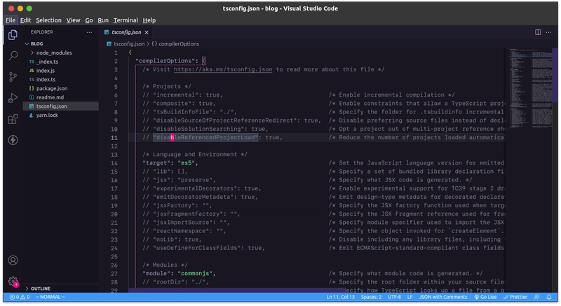 tsconfig