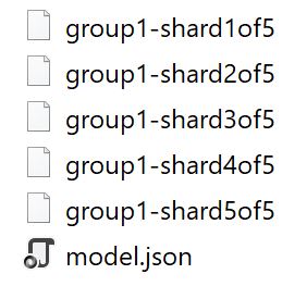 以 TensorFlow.js 格式保存的 keras 模型