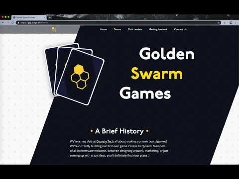 Golden Swarm Games 俱乐部启动页面截图