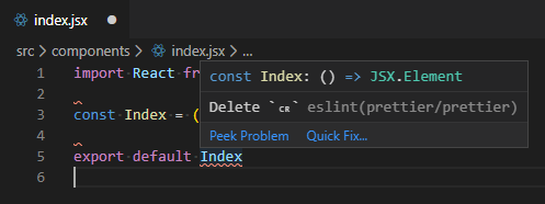 带有 Prettier Linting 错误的代码文件 - .gitattributes