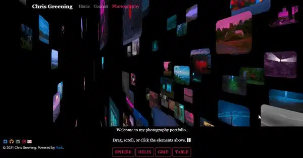 交互式照片作品集演示