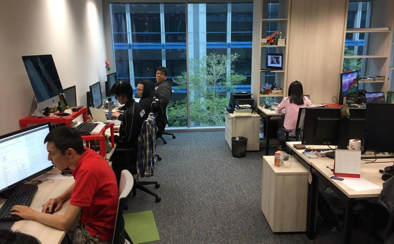 2017 年 Deep Labs 团队的工作照