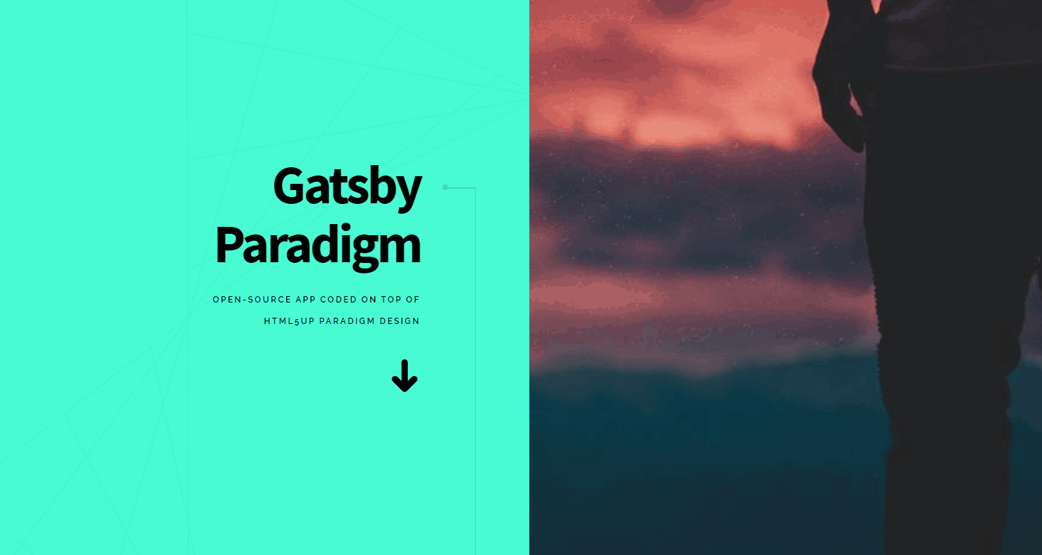 GatsbyJS Paradigm - 开源 Gatsby 启动器。