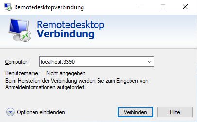 通过 Xrdp 连接到 WSL DE