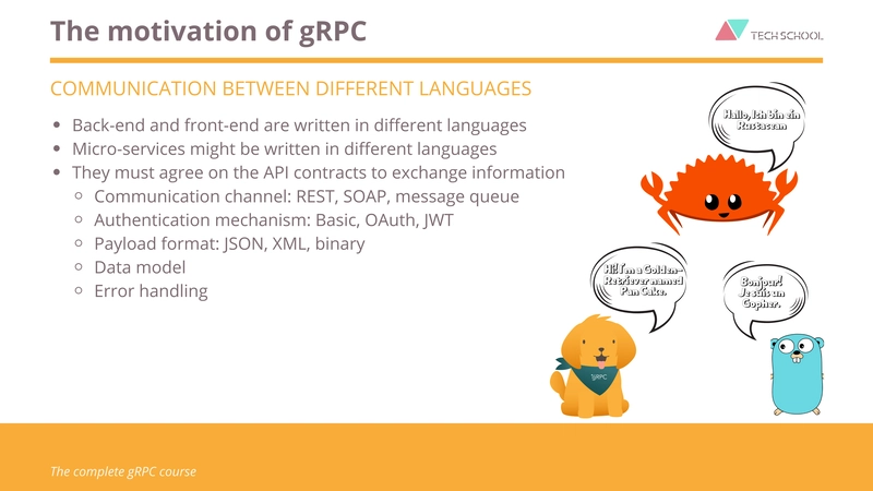 服务之间的通信