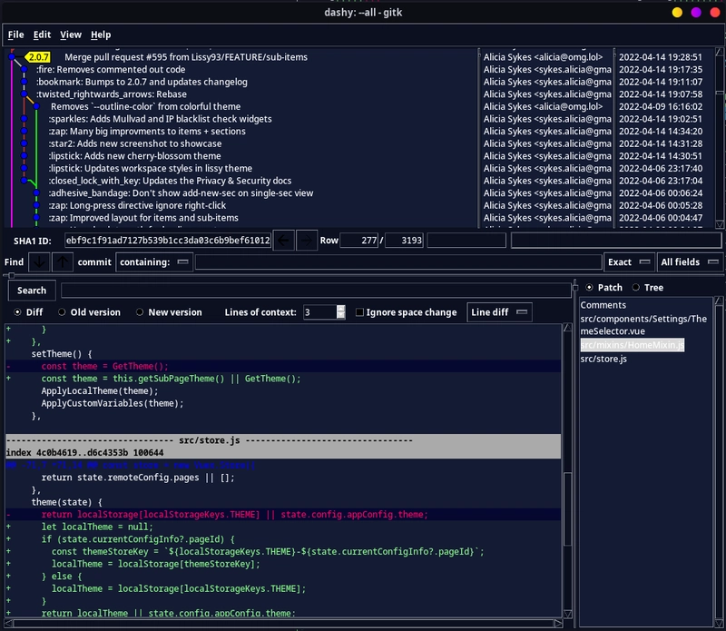 Git GUI 的屏幕截图
