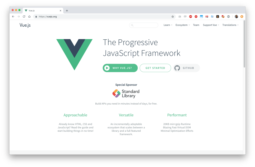 Vue 是一个渐进式 JavaScript 框架