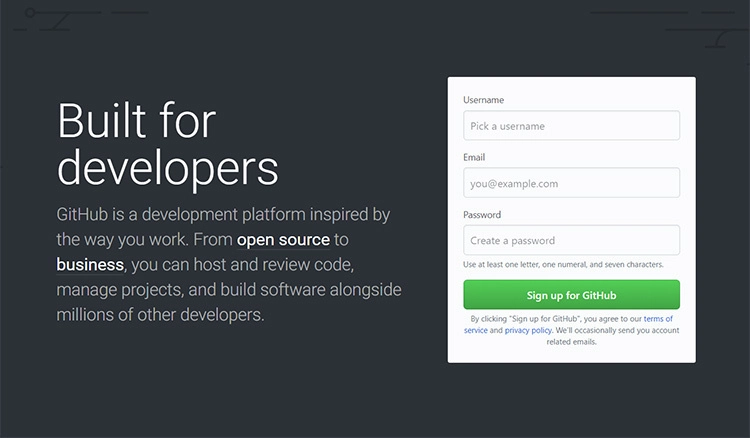 GitHub 主页