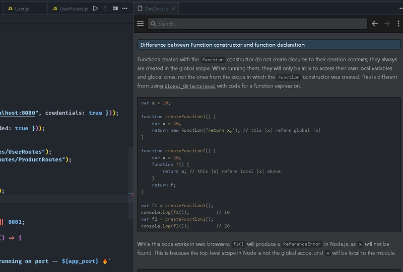 开发文档 vscode 扩展选项卡工作区