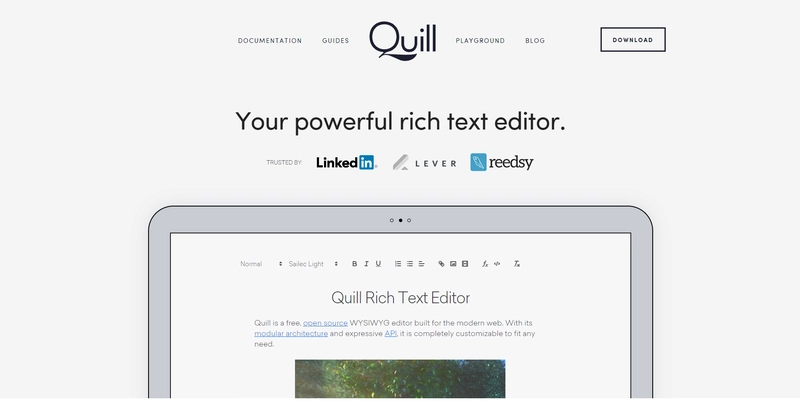 Quill 登陆页面
