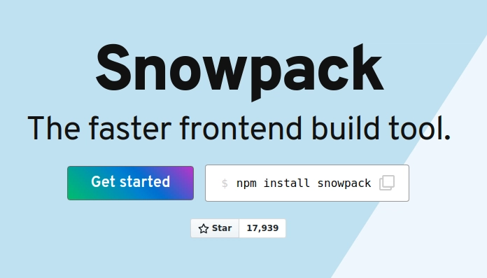 Snowpack 官方网站截图