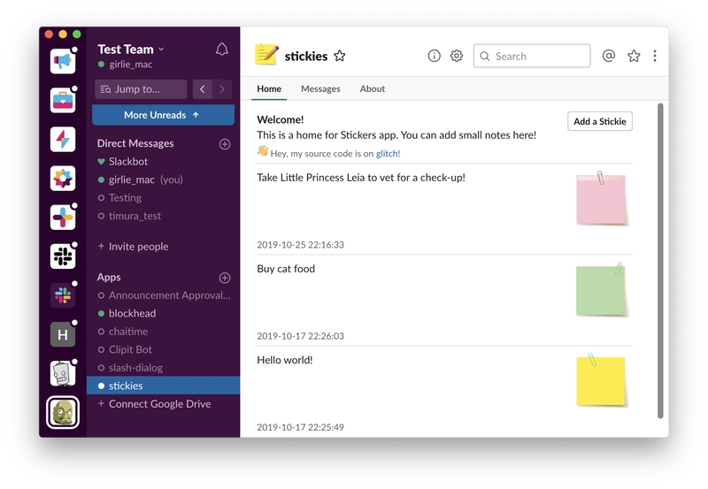 应用首页演示 - 便签