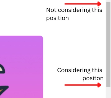 图片解释了滚动条