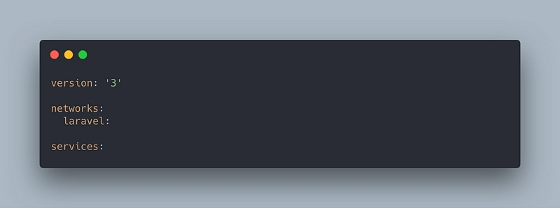 docker-compose.yml 截图开头