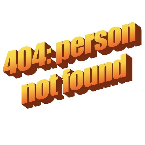 404：未找到人员