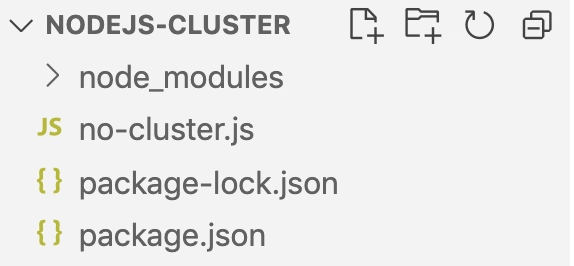 node.js 文件系统的屏幕截图