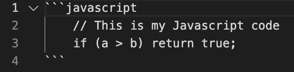Markdown 为文本渲染后显示的 JavaScript 代码
