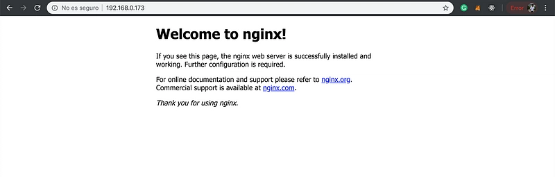 Nginx 默认页面