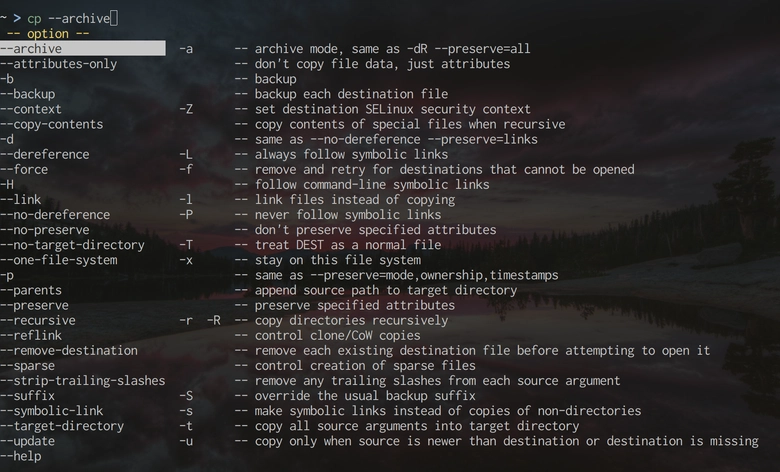 Zsh 自动完成功能
