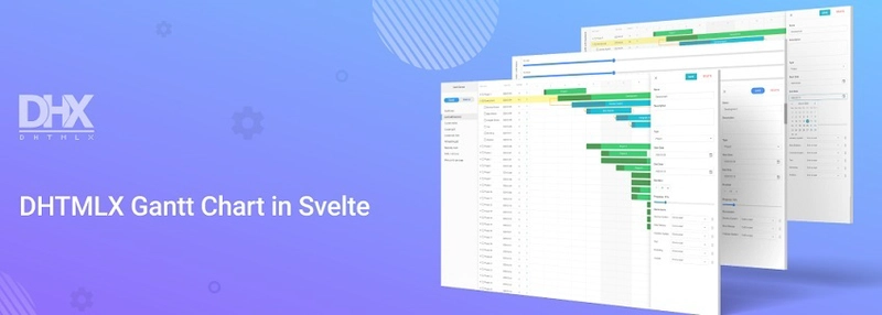 DHTMLX Svelte 甘特图