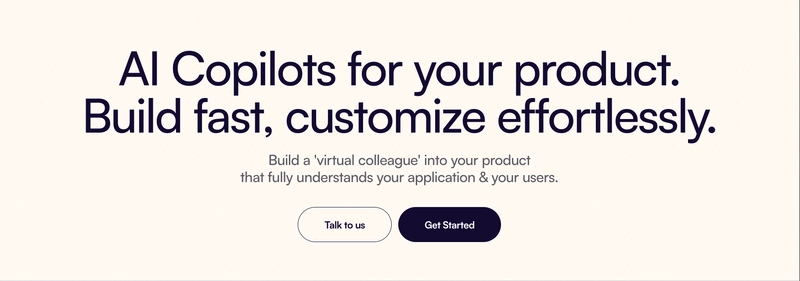 copilotkit 主页