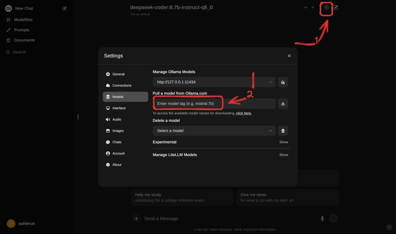 拉取第一个 AI 模型