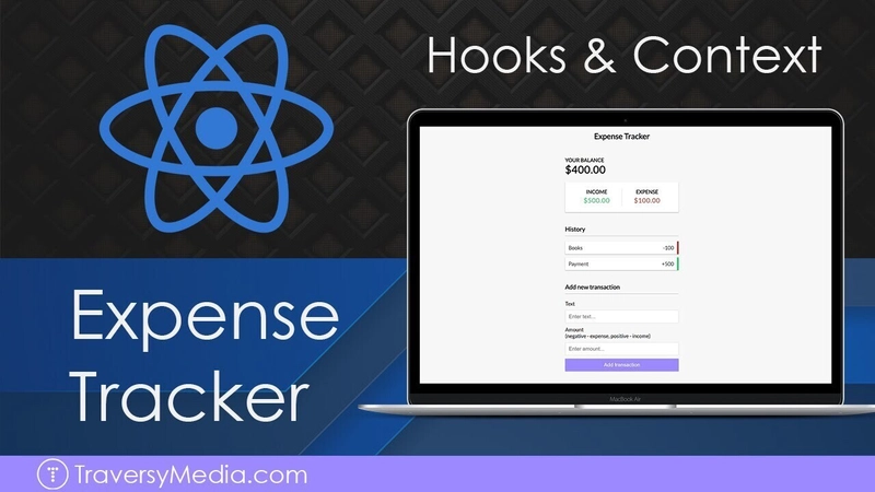 面向初学者的 React 项目构建费用跟踪器 | React Hooks 和 Context API - YouTube