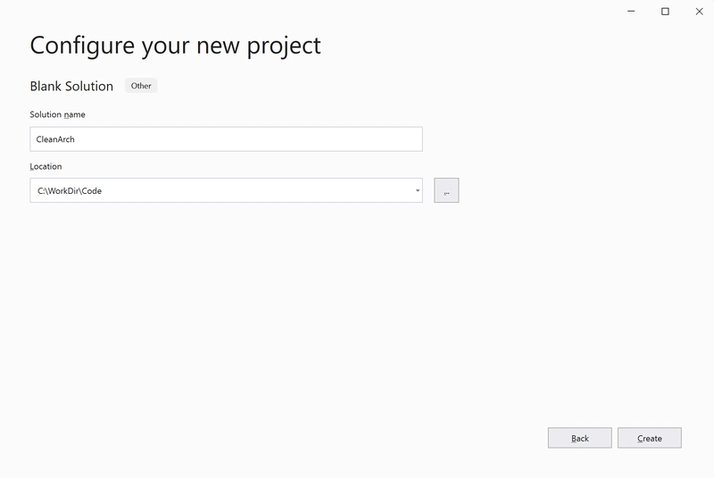 CleanArch 解决方案