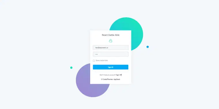 React Dashboard - 全栈 Datta Able Dashboard，现在可通过 Node JS 后端使用。