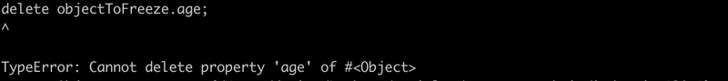 TypeError 对象冻结