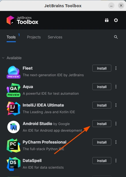 下载 Android Studio