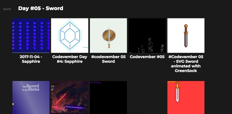 Codevember 网站