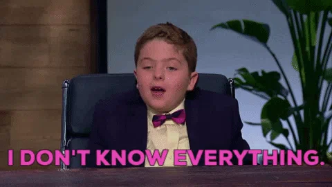 我不知道一切 GIF