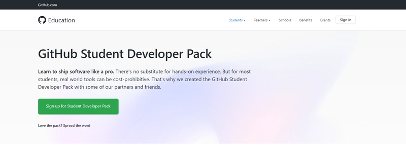 GitHub 学生开发者包