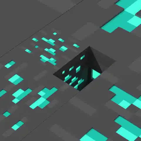 我的世界方块进入缝隙的 GIF
