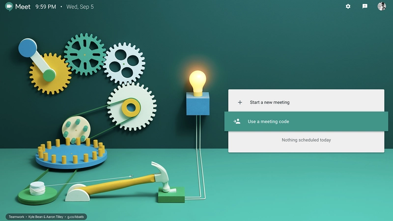 Google Hangouts 让屏幕共享变得简单。