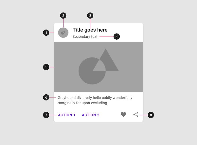 卡片 UI 组件