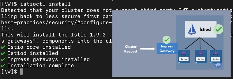 istioctl 安装的结果