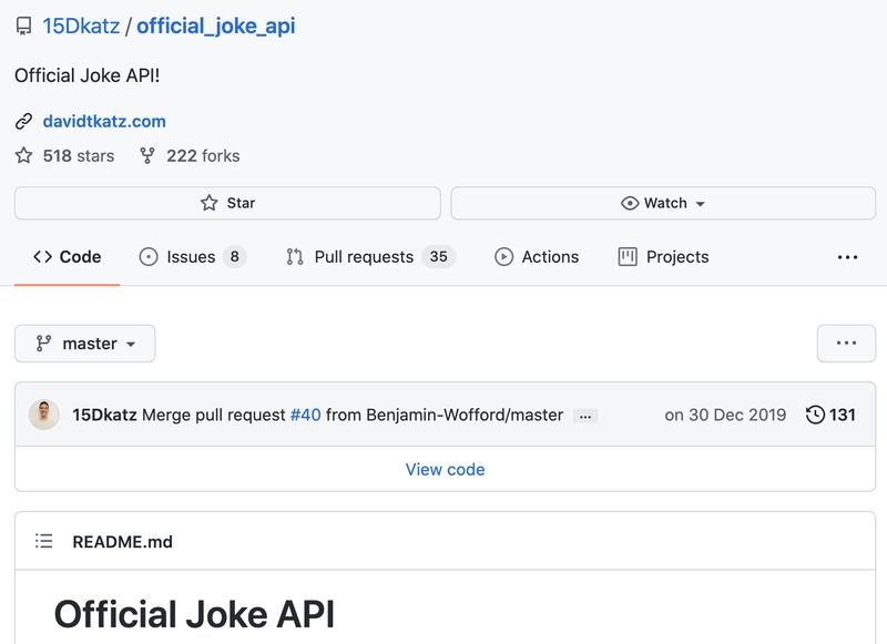 笑话 API